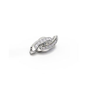 Magnet ball Infinity Lady 14kt white gold rhodium plated