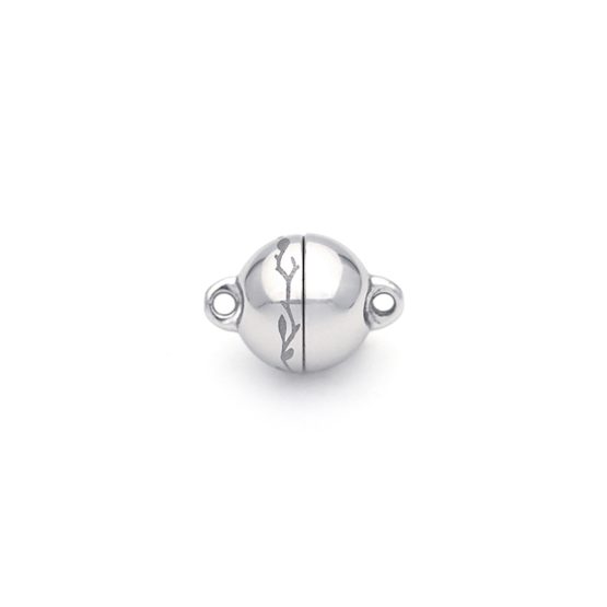 Magnetic ball PatentX Nature silver 999 rhodium-plated (10KXSrBC)
