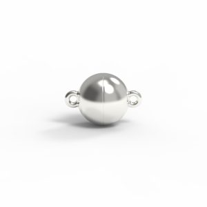 Magnet ball classic silver 925 fine silver plated