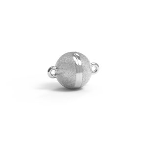 Magnet ball classic 18kt white gold rhodium plated